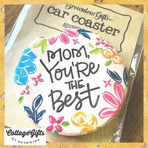 NWT Brownlow Gifts MOM You’re Best Car Stone Coaster Mothers